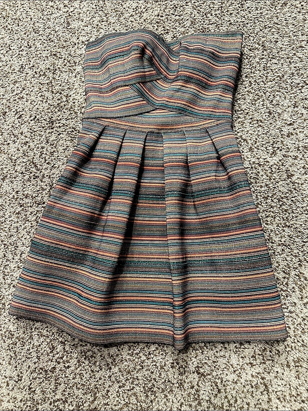 NWOT Wow Couture Metallic Bandage Mini Dress - Size S